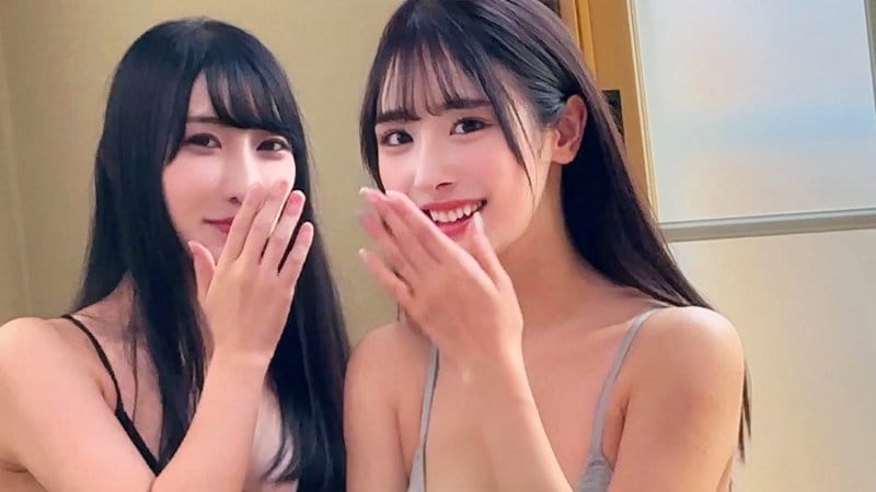 【小野坂ゆいか,雪代美鳳】カルバンクライン着衣JD2人に中出し